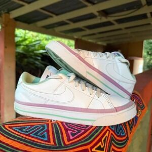 Nike Court Legacy‎ Lift Womens 7 / UK 4.5 / EU 38 White Rush Fuchsia